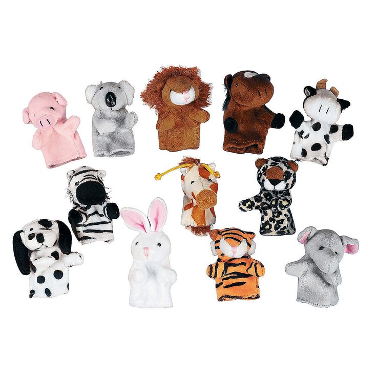 Finger Puppet Assortment (Pack of 3)