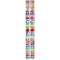 Jumbo ABC's/123's Large Diameter Pencils