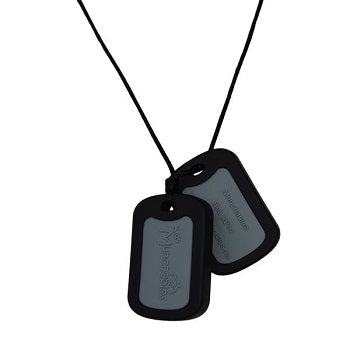 Kid's Dog Tags - Black