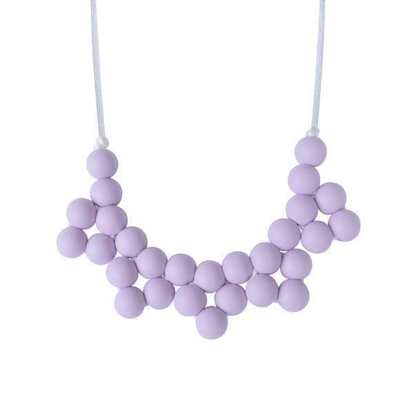 Kid's Purple Beaded Necklace
