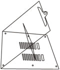 Clear Acrylic Adjustable Slant Board