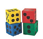 Foam Jumbo Playing Dice