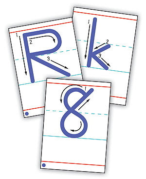 Tactile Cards, Lower Case Alphabet