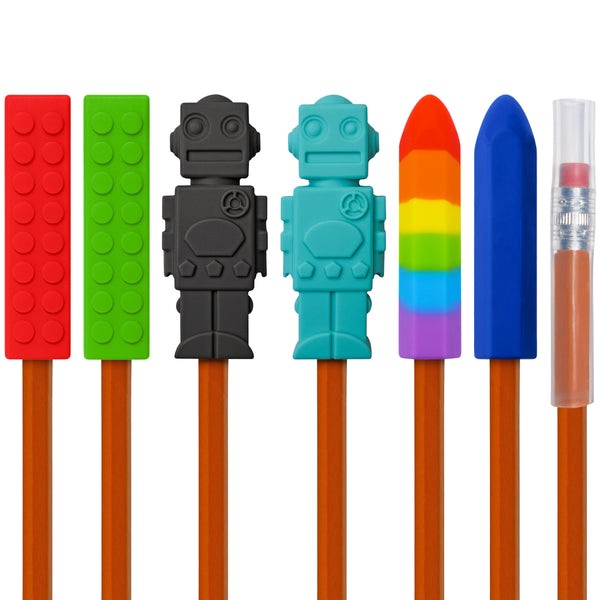 Mixed Pencil Topper Chews (Set of 7)