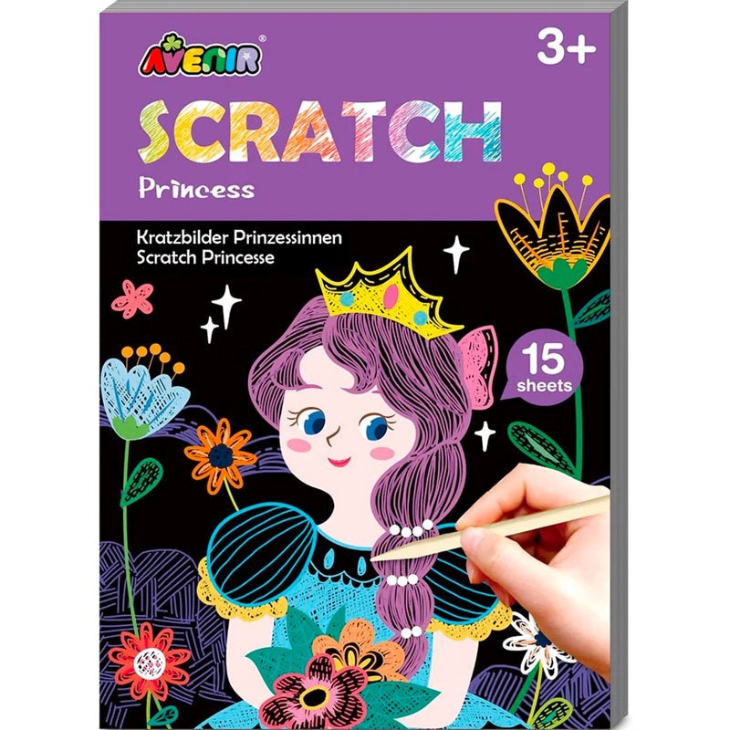 Scratch Pads (Dino, Car, Princess & Unicorns)