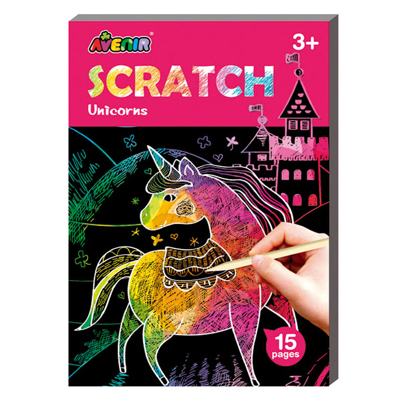 Scratch Pads (Dino, Car, Princess & Unicorns)