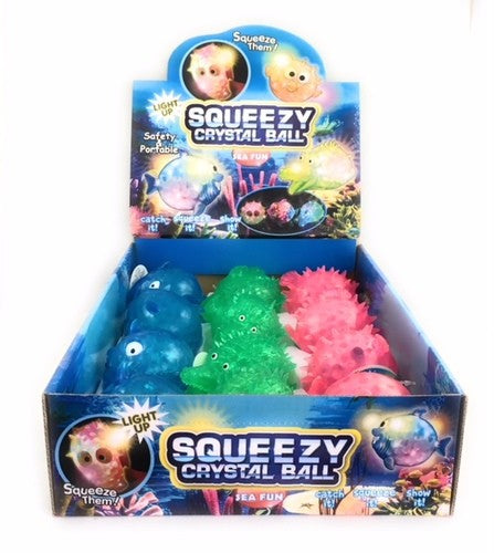 Sealife Squeeze Bead Ball - Light up