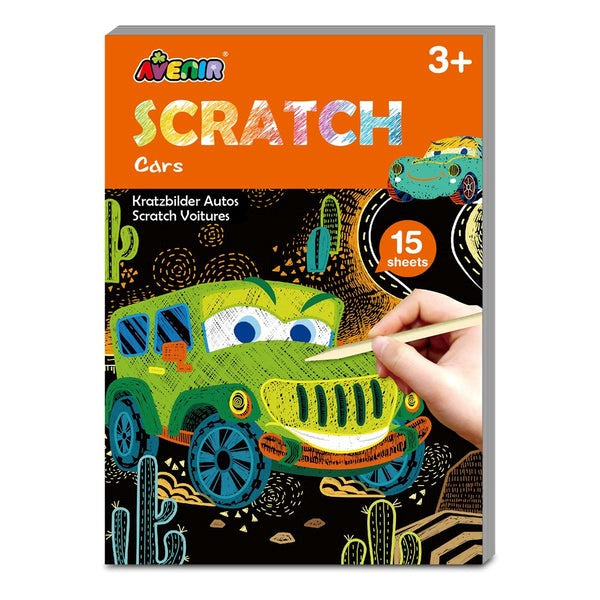 Scratch Pads (Dino, Car, Princess & Unicorns)