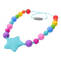 Rainbow Starlight Chew Necklace