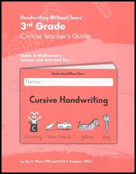 3rd Grade Cursive Teacher's Guide – Toys, Tools & Treasures