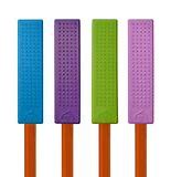 Chew Blockz Pencil Toppers (Set of 4) Blue/Purple/Green/Lilac