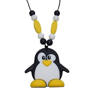 Mr. Penguin Pendant - Penguin with Beads