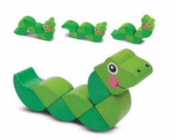 Wiggling Worm Grasping Toy