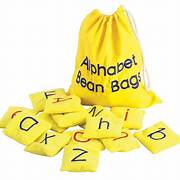Alphabet Bean Bags - 2 in stock