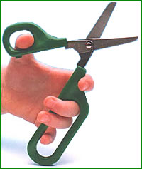 Self-Opening Long Loop Scissors