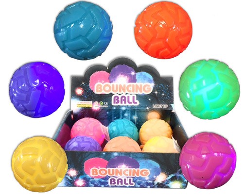 Pastel Coloured Light Up Bounce Ball