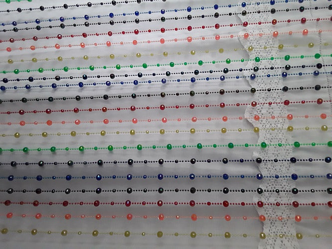 Plastic Bead Curtain (Rainbow)