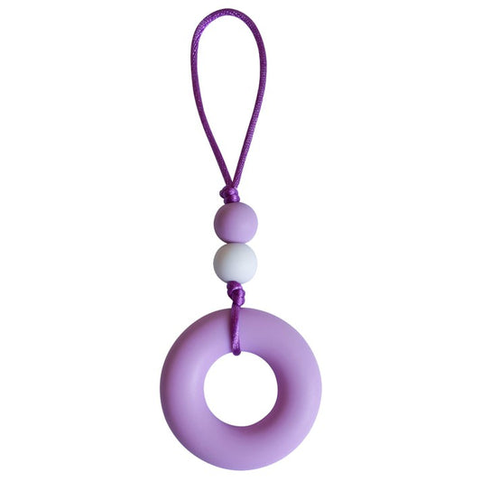 Chewy Zipper Pull - Donut Purple (Stronger Chew)