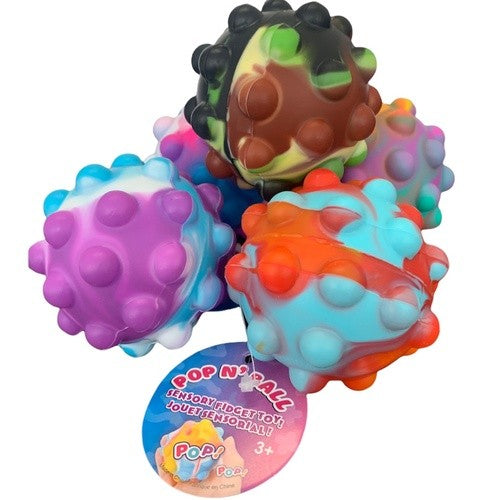 Push Pop Bubble Fidget Popping Ball - 3 in Stock