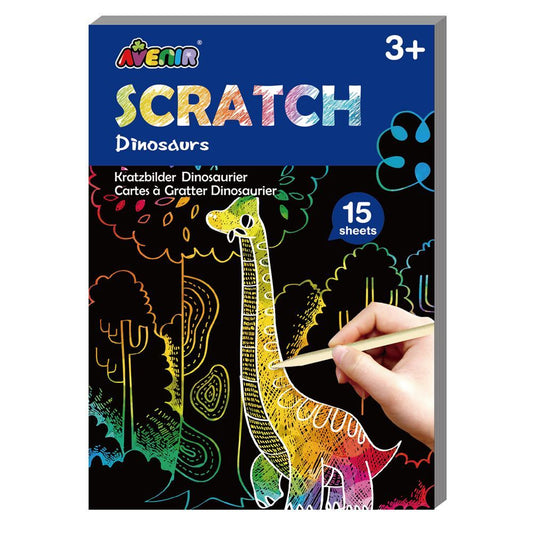 Scratch Pads (Dino, Car, Princess & Unicorns)