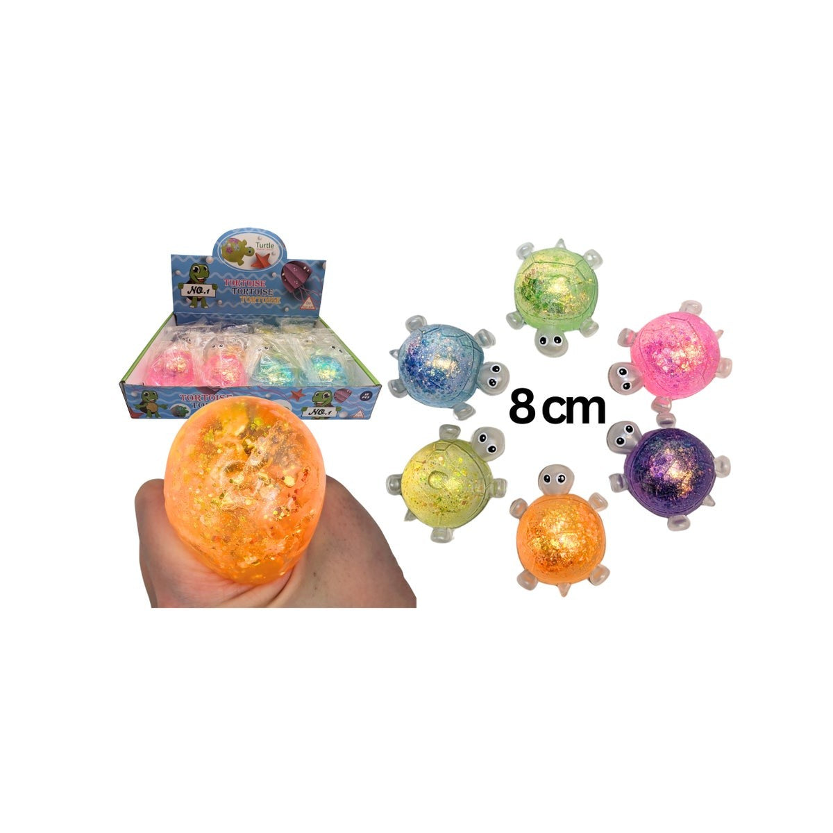 Rainbow Sugar Turtle Ball (8cm)